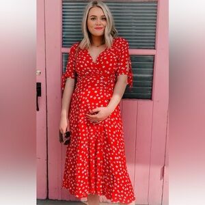 NWOT Seraphine Wrap Dress